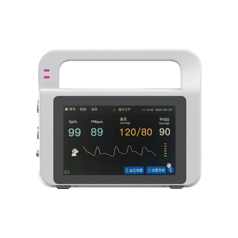 Portable vital signs monitor ECG NIBP RESP TEMP SPO2 PR