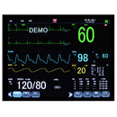 Portable 12.1" Touch Screen Patient Monitor TFT Vital Signs ECG NIBP SPO2 TEMP RESP PR