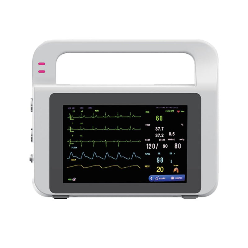 Portable vital signs monitor ECG NIBP RESP TEMP SPO2 PR