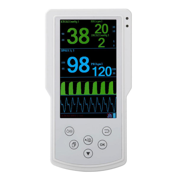 Spo2&Etco2 Carbon Dioxide Monitor Handheld Sensor Monitor