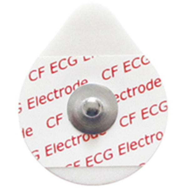 Disposable electrodes 30*36mm with basic button pad for ECG cable connection 50 pcs