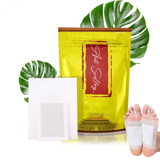 Ginger Foot Patch Detox Relief Stress Pain Pads Deep Cleansing Detox Foot Pads Sleep Slimming Pads