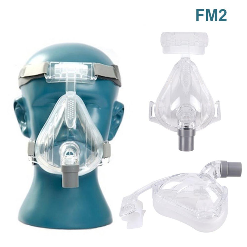 Nasal and Full Face CPAP Mask  Auto CPAP  BiPAP Accessories  With Headgear  Grey Headband  Use for Sleep Apnea and Snoring